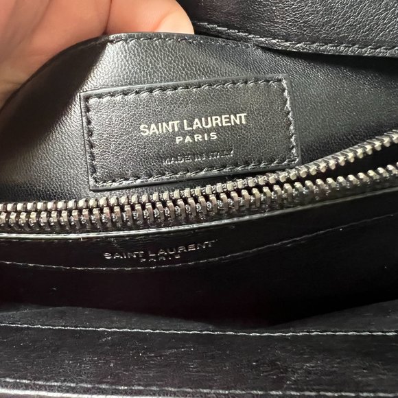 SOLD ON MERC YSL Yves Saint Laurent Large Matelasse Chevron College Bag - Picture 8 of 13